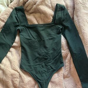 Babaton contour dark Green Bodysuit
